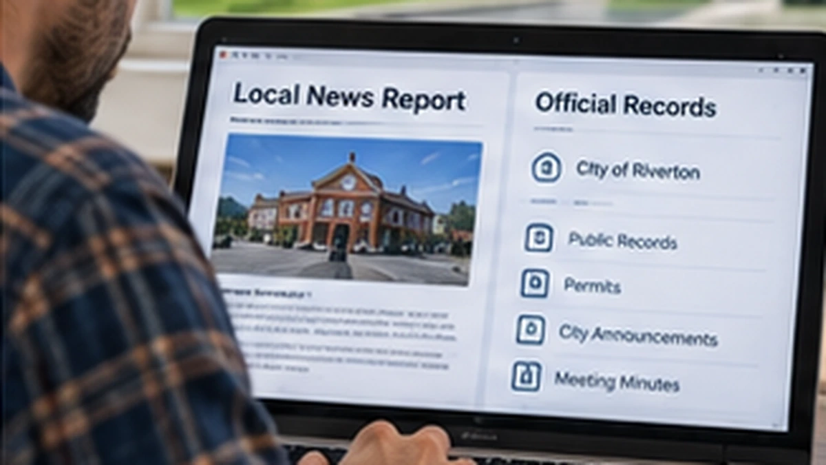 How to Verify Local News With Official Records and Direct Sources